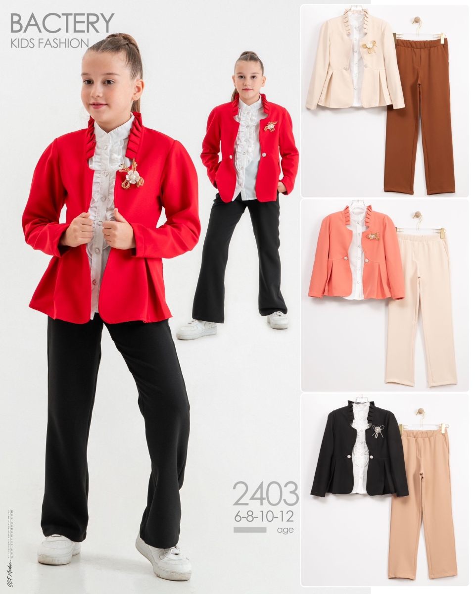 KIZ 6-12 YAŞ 3LÜ TAKIM